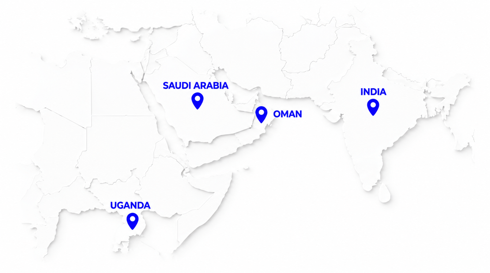 Perfeczo Technologies international project experience across India, Oman, Saudi Arabia and Uganda
